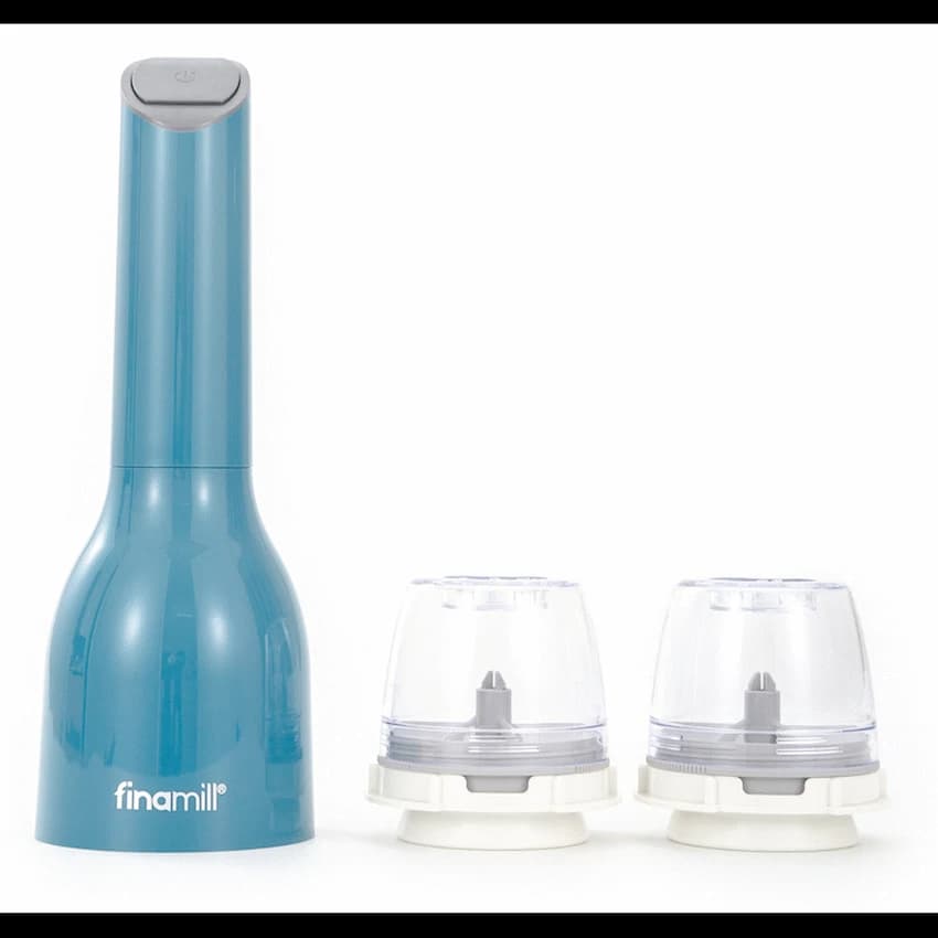 Finamill Battery Operated Grinder - Ocean Blue