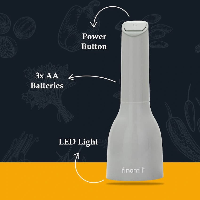 Finamill Battery-Operated Grinder - Stone