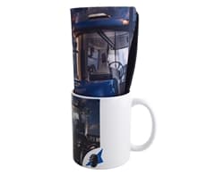 Coffee Mug & Rect Mousepad Hamper