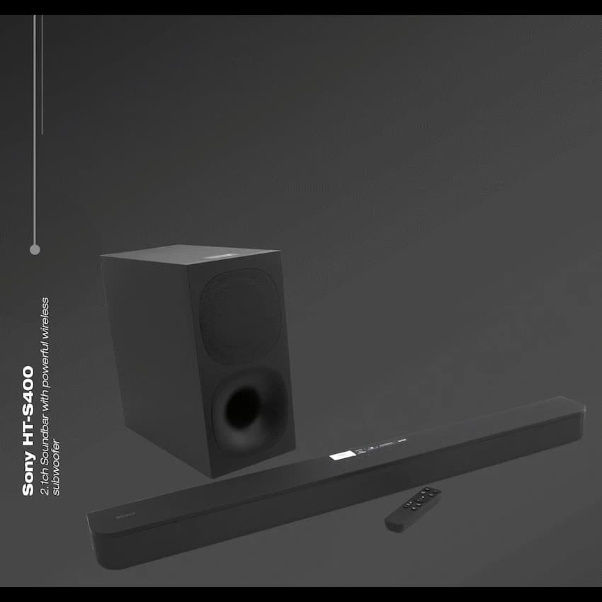Sony HT-S400 330w 2.1ch Wireless SW Soundbar