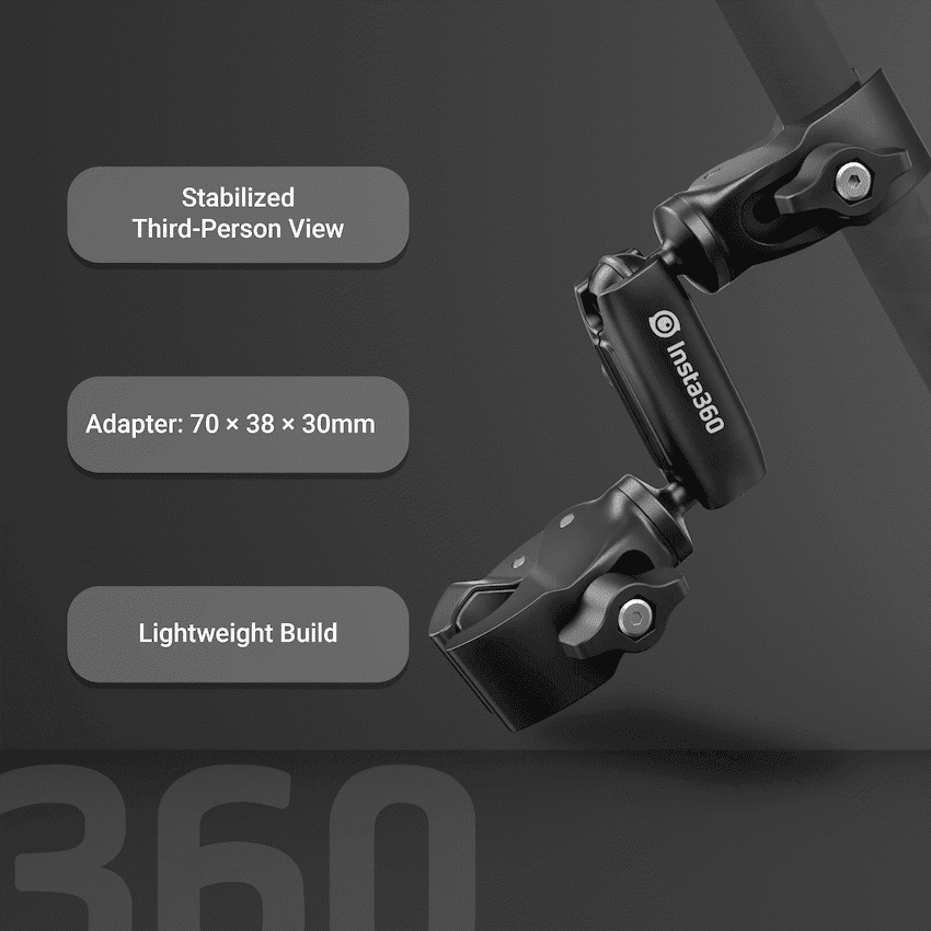 Insta360 Motorcycle Selfie Stick Support Clamp