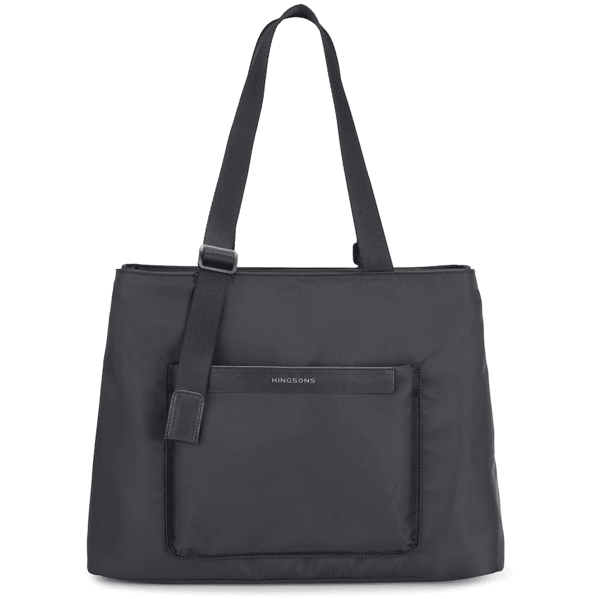 Kingsons Echo Ladies 15.6" Laptop Tote Bag Black