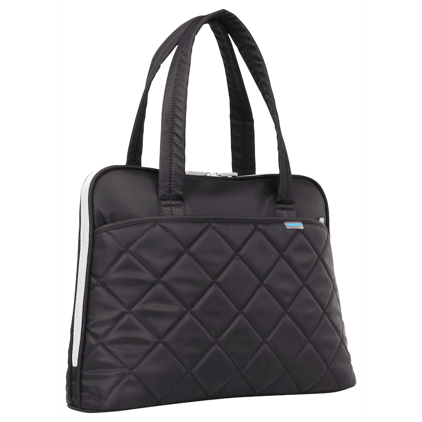 Kingsons 15.6" Shoulder Laptop Bag - Black - Ladies in Fashion