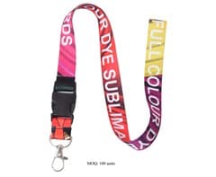 Lanyard Double Side Sub with Buckle&LobsterRing