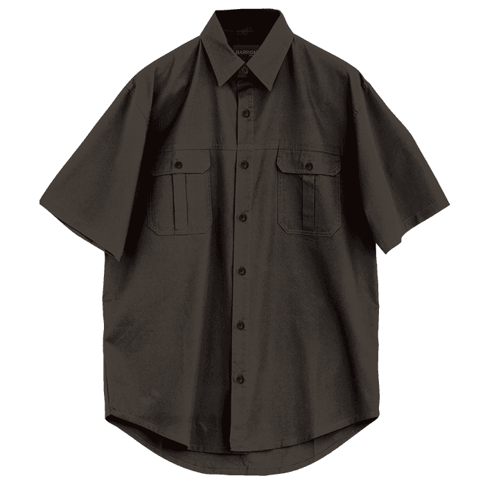 Plain Bush Shirt Mens