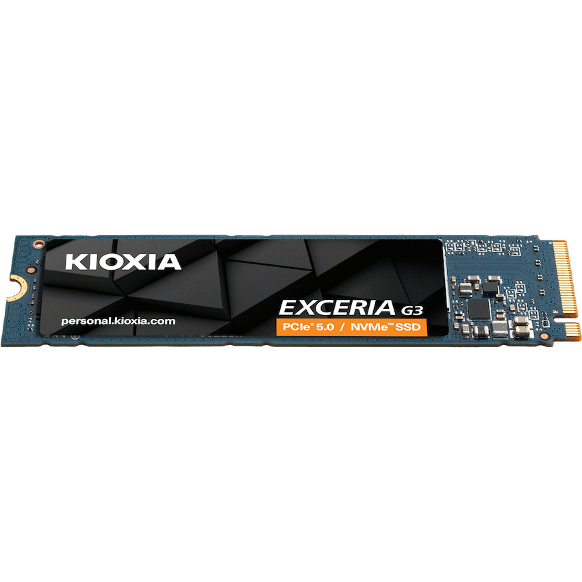 KIOXIA EXCERIA G3 NVMe Series/PCIE 5/M.2 2280 1000GB (10,000/8,900) / 1.3M