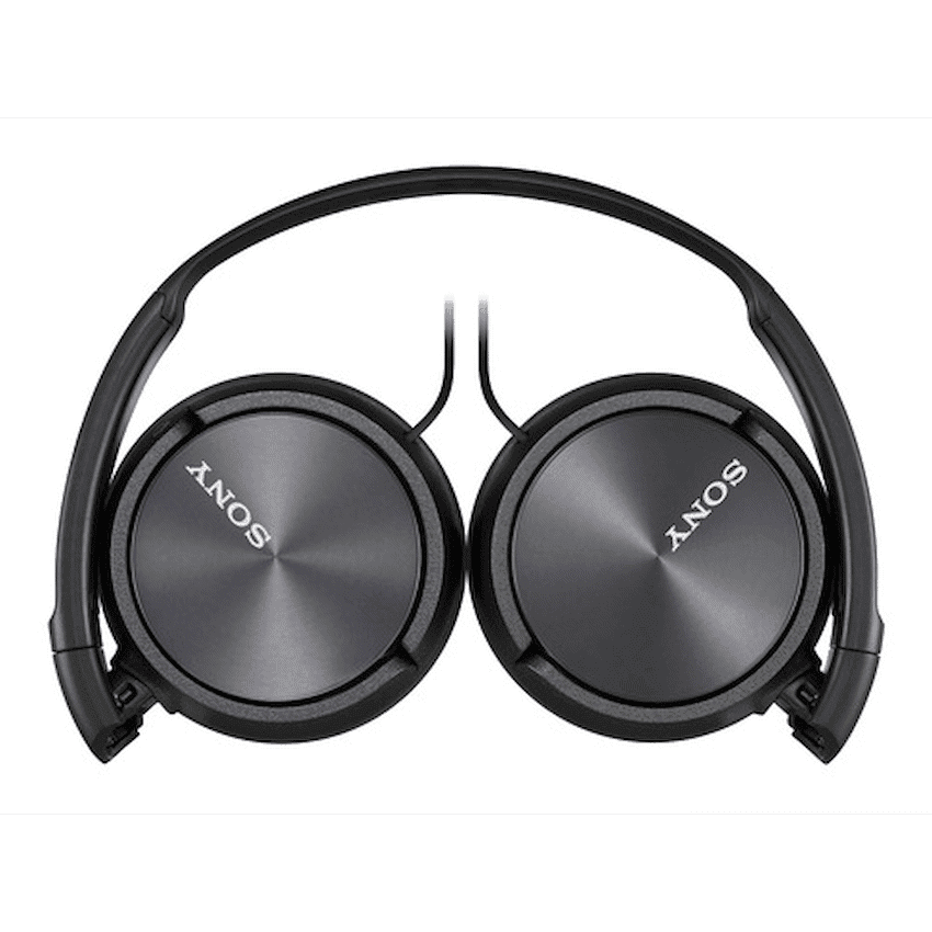 Sony MDR-ZX310AP (Black) Folding Aux Headphones with Mic