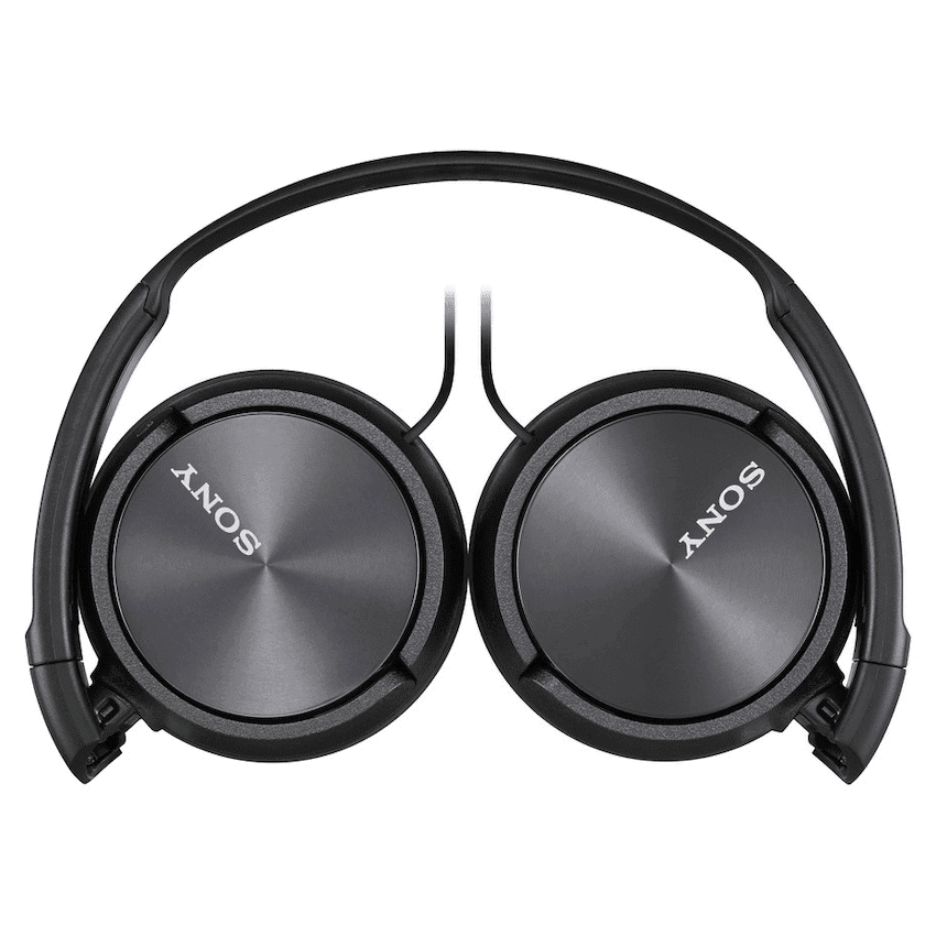 Sony MDR-ZX310AP (Black) Folding Aux Headphones with Mic