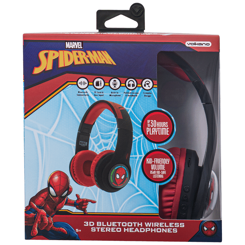 Marvel Spider-Man 3D Bluetooth Headphones