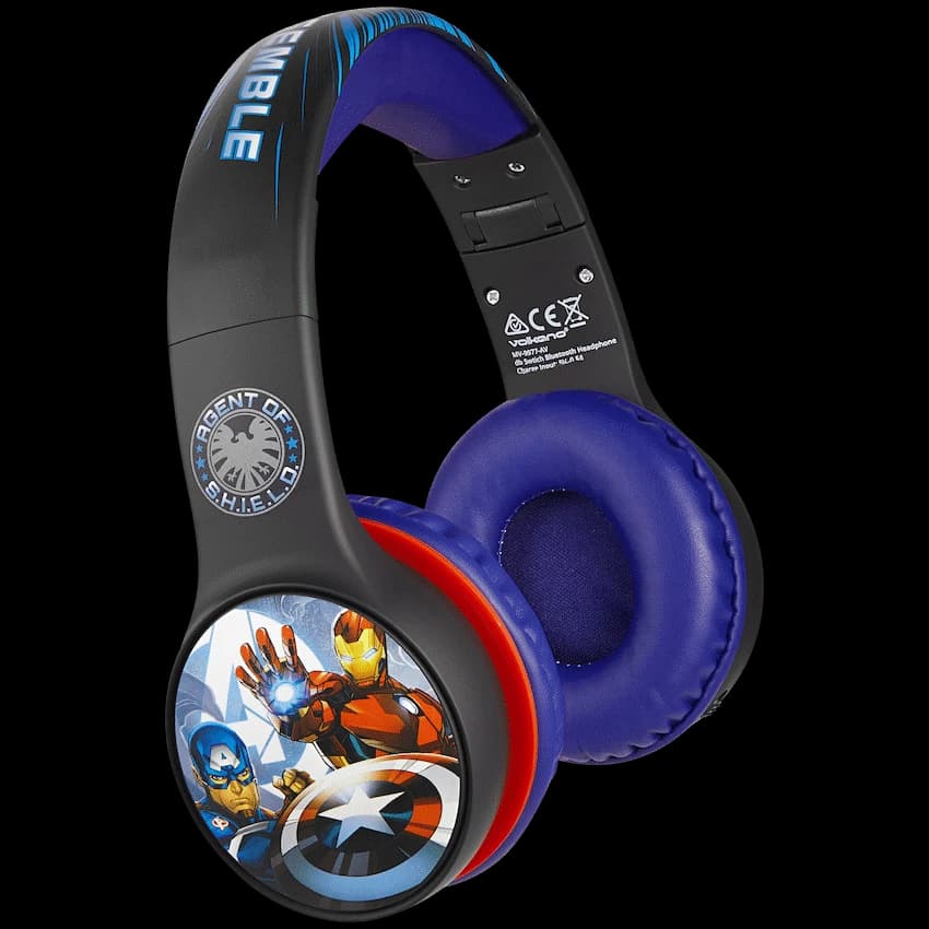 Marvel Avengers Bluetooth Headphones with dB Switch Function