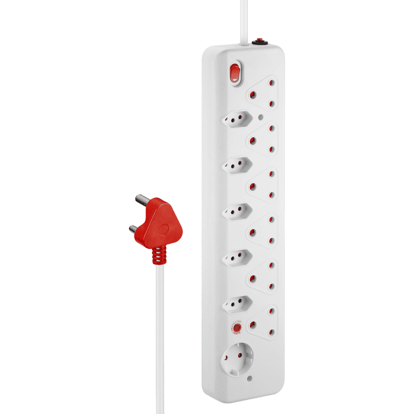 Nexon 12-Way Medium Surge Multiplug 0.5m - White