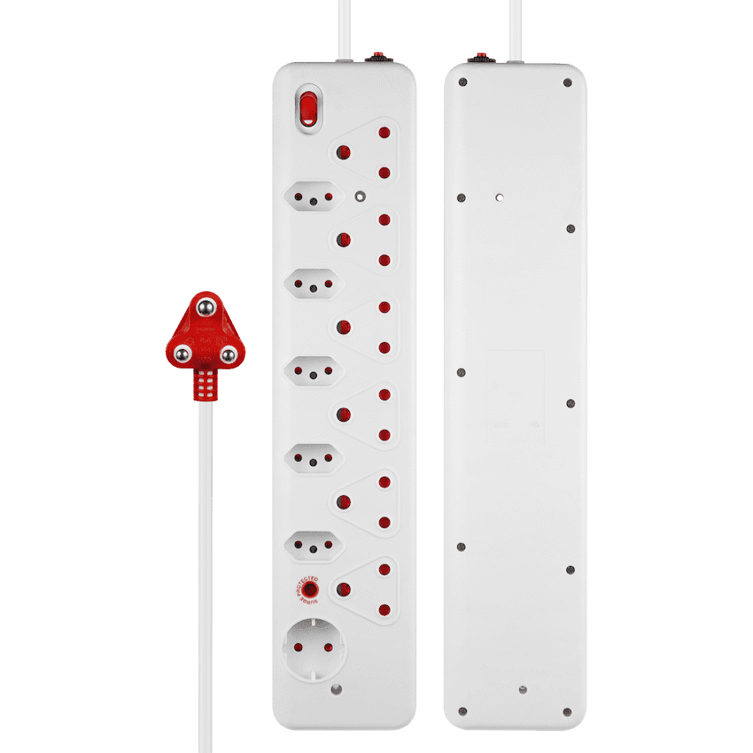 Nexon 12-Way Medium Surge Multiplug 0.5m - White