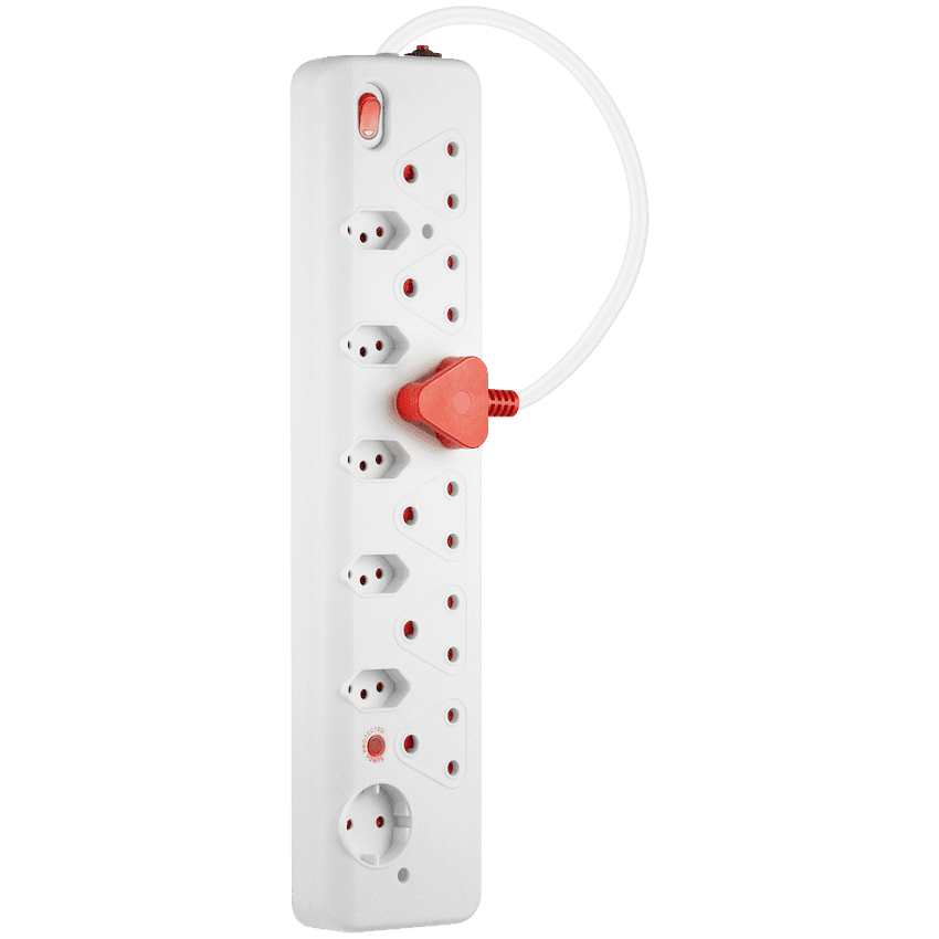 Nexon 12-Way Medium Surge Multiplug 0.5m - White