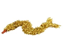 Metallic Gold Tinsel Garland