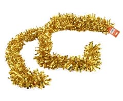 Metallic Gold Tinsel Garland