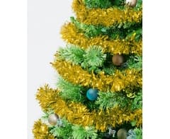 Metallic Gold Tinsel Garland