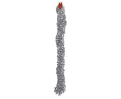 Metallic Silver Tinsel Garland