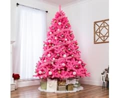 Pink Tinsel Garland
