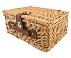 2-Person Rattan Picnic Basket - Small