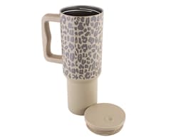1200ml Leopard Print Travel Mug