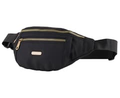 Triple Zip Moon Bag