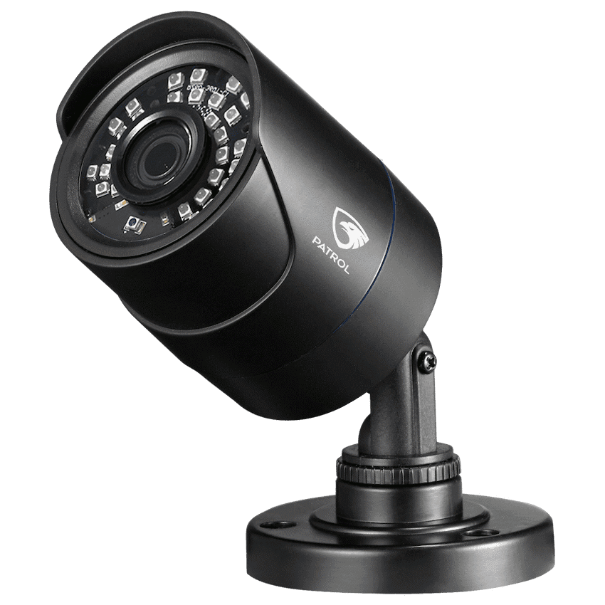 Patrol 1080P Bullet Camera - Black