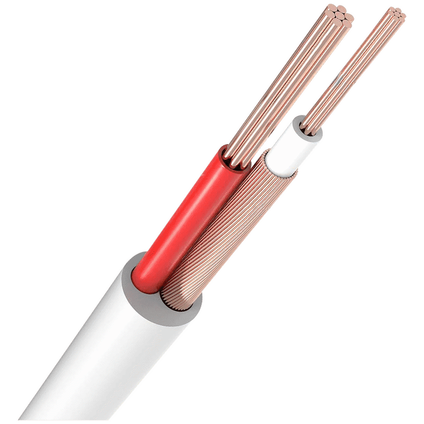 Patrol 30m Video and Power Extension Cable - White