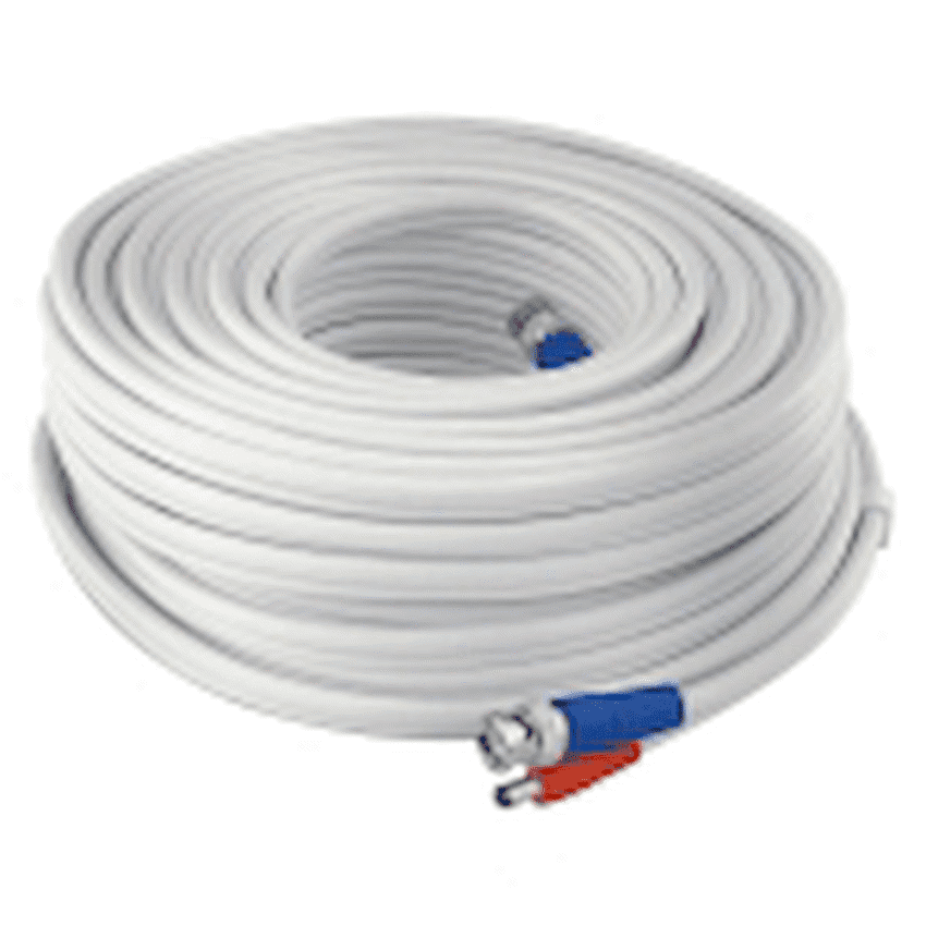 Patrol 30m Video and Power Extension Cable - White