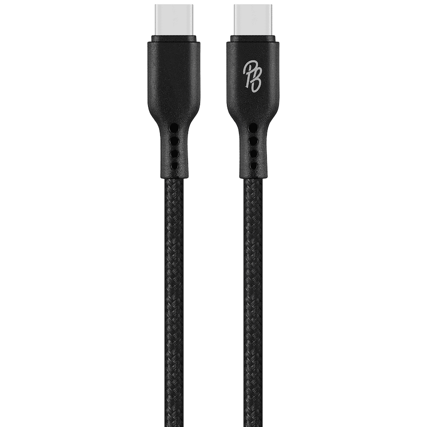 Pro Bass Chord Series 1.2m 30w Type-C to Type-C Braided - Black