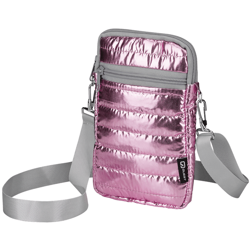 Quest Puffer Cross Body Bag - Pink