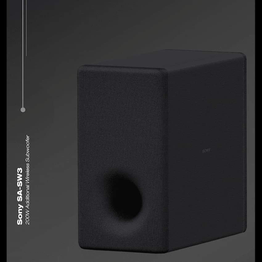 Sony SA-SW3 200w Wireless Subwoofer