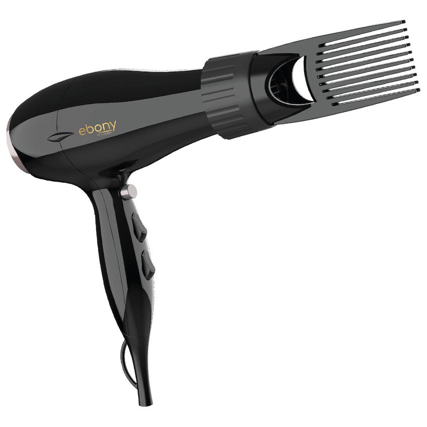 Carmen Power Comb Hairdryer 2000w - Ebony
