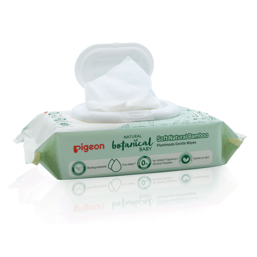 Pigeon - NATURAL BOTANICAL PLANT MADE WIPES 70'S