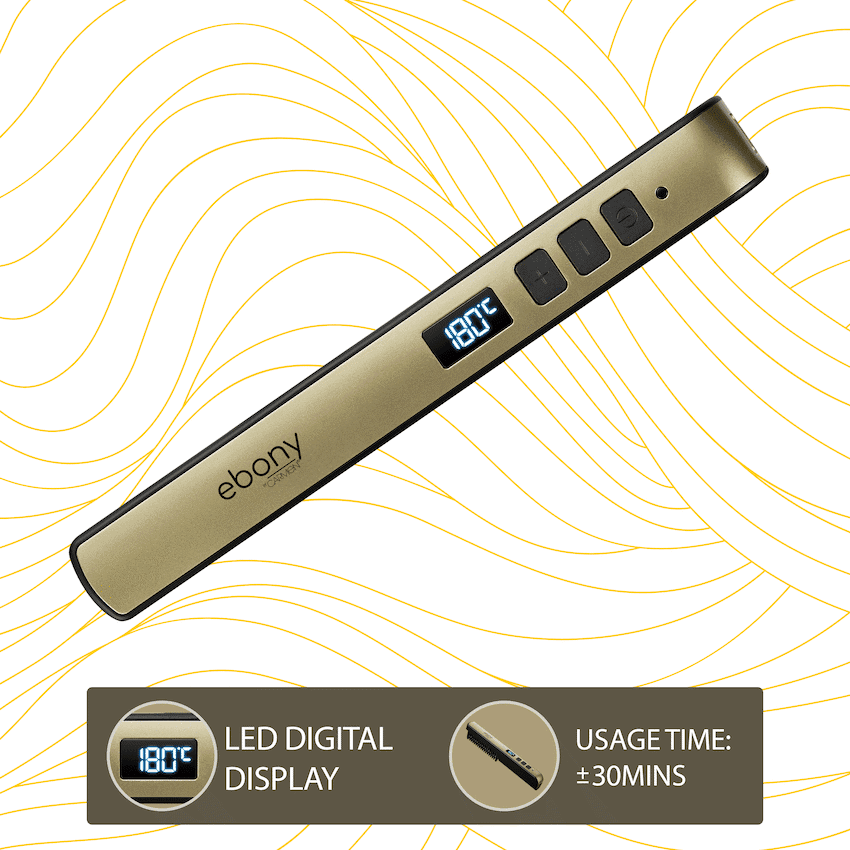 Carmen Ebony Rechargeable Hair Straightener