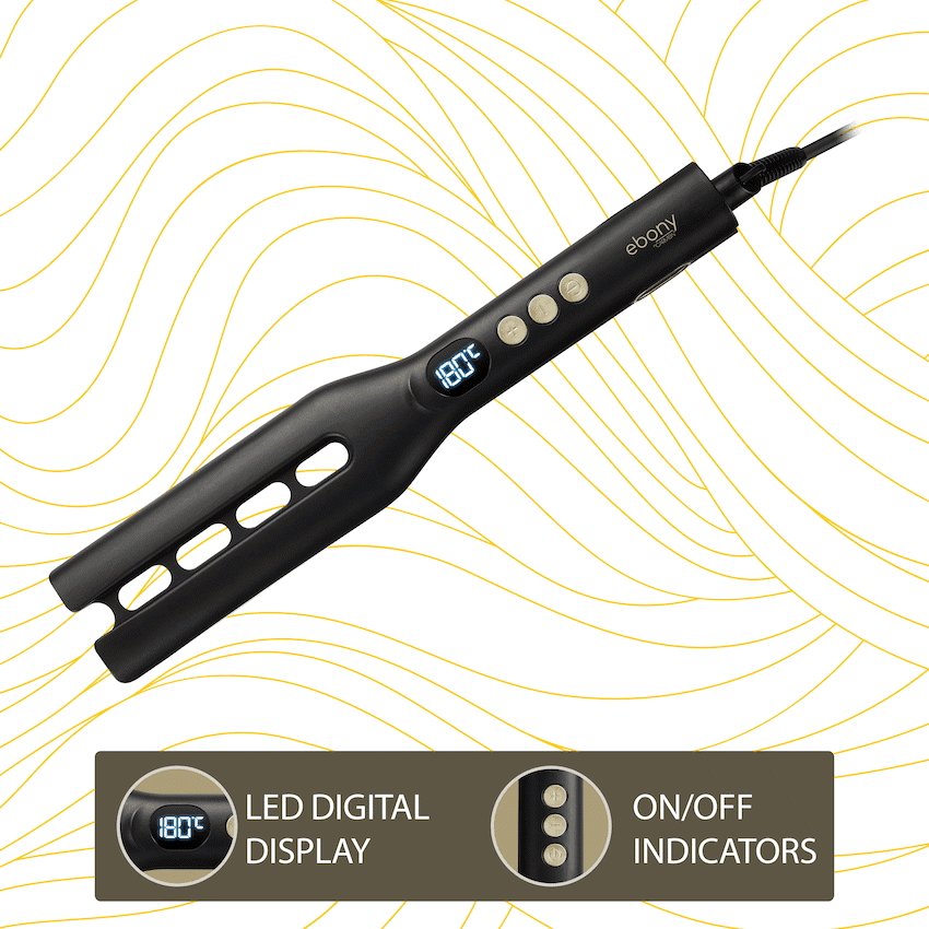 Carmen Ebony Wide Plate Straightener