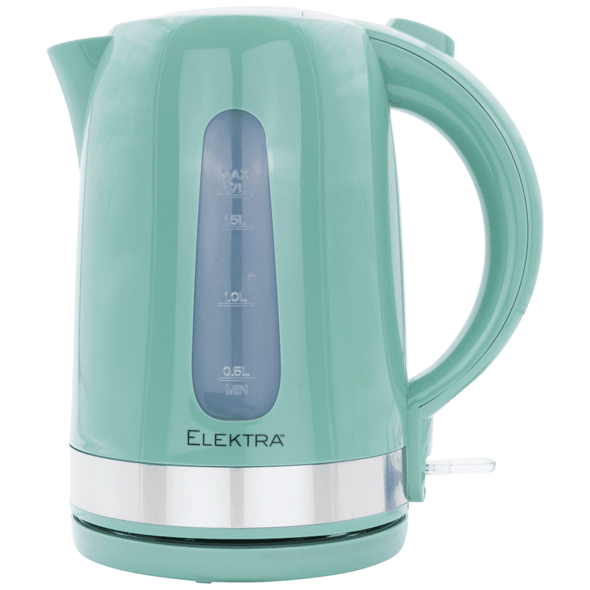 Elektra 2200w 1.7l Plastic Kettle - Green
