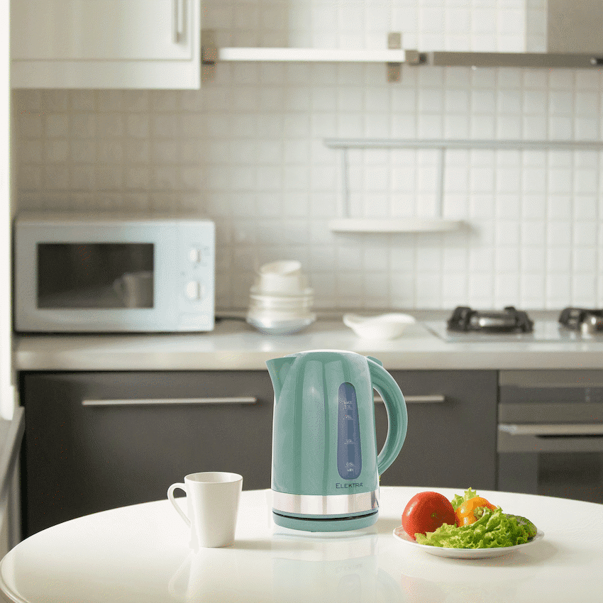 Elektra 2200w 1.7l Plastic Kettle - Green