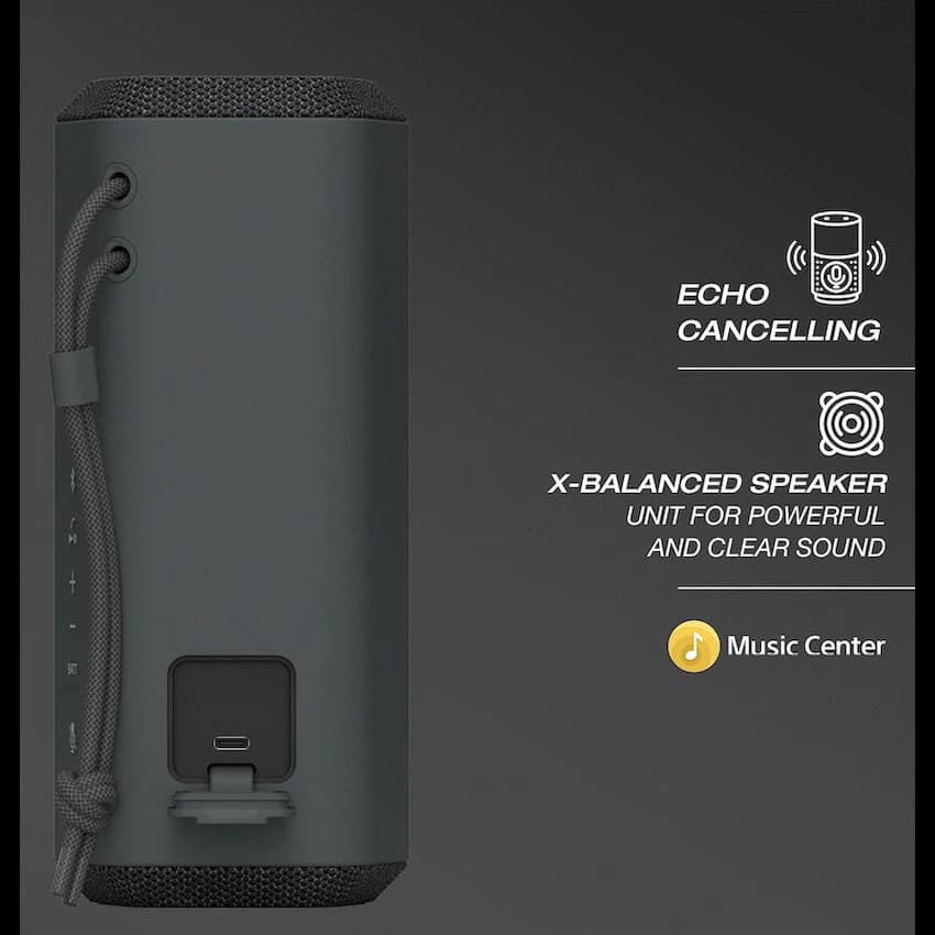 Sony SRS-XE200 (Dark Grey) Portable Wireless Speaker