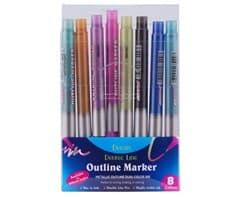 Metallic 8-Piece Outline Marker