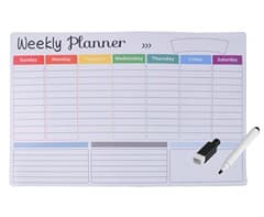 Magnetic Weekly Planner & Dry Erase Marker