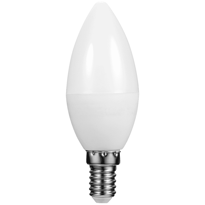 Switched 5w Candle LED Light Bulb E14