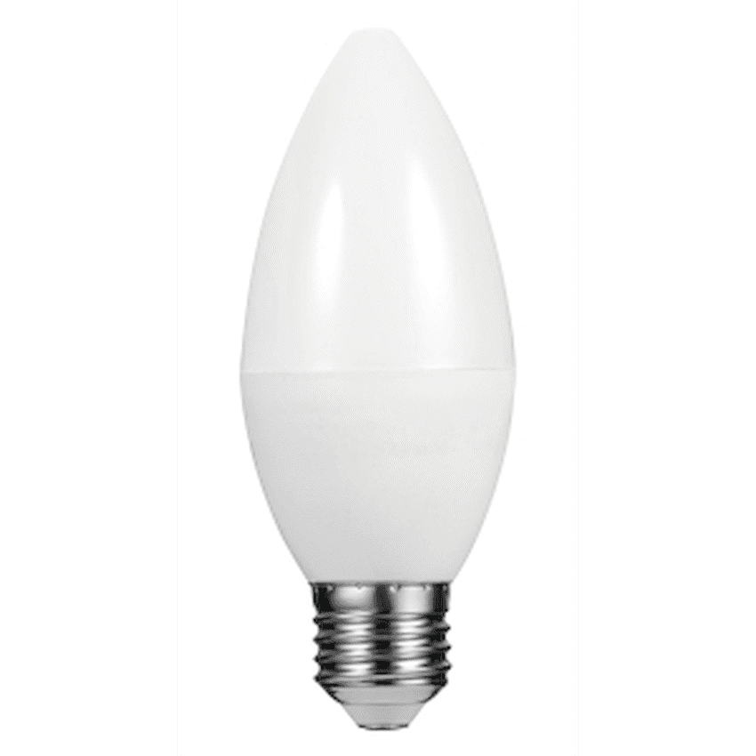 Switched 5w Candle LED Light Bulb E27