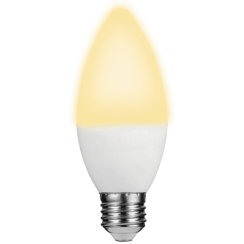 Switched 5w Candle LED Light Bulb E27