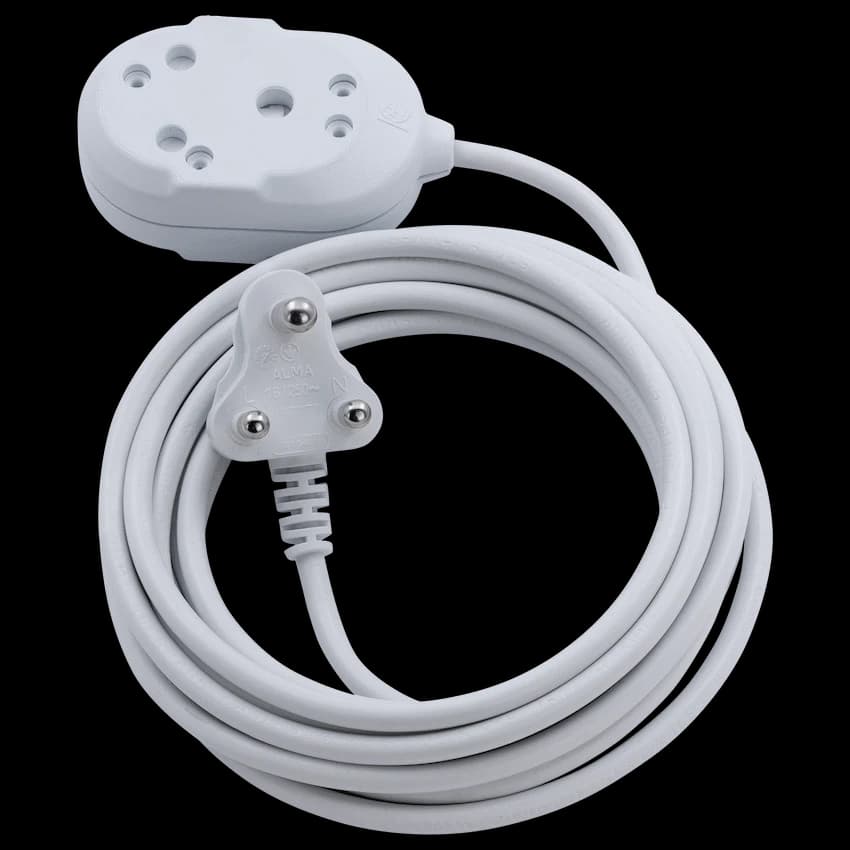 SWITCHED LIGHT DUTY Back-to-Back (BTB) EXTENSION LEADS 20M