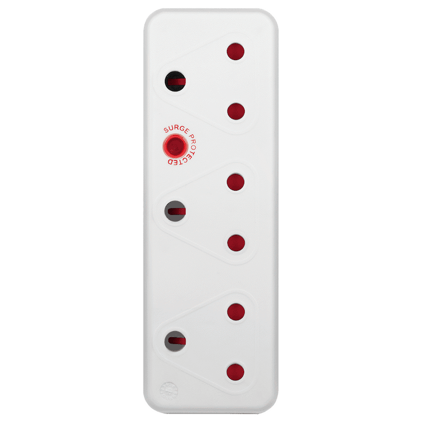 SWITCHED 3 Way Medium Surge 16A Adaptor