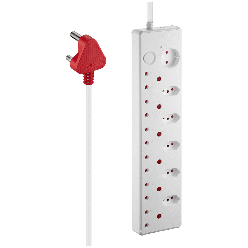 Switched Medium Surge 12-Way Multiplug 0.5m