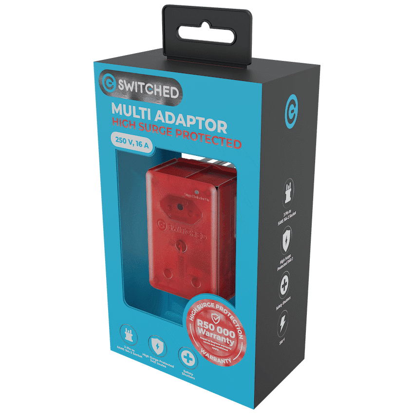 Switched 2-Way High Surge Adaptor