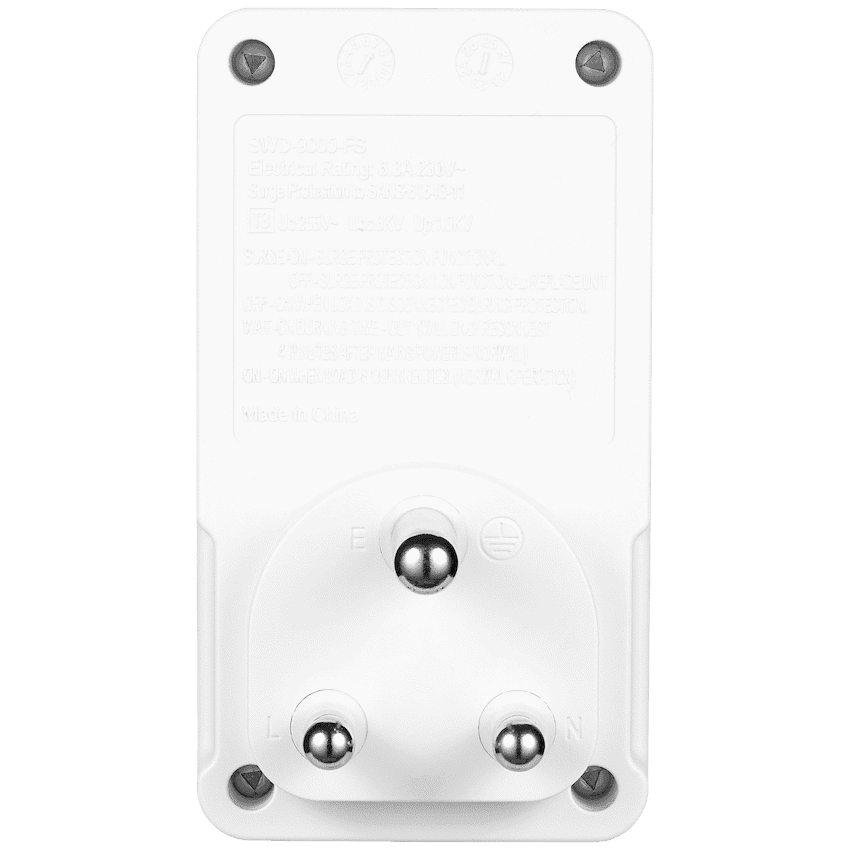 Switched 1-Way TV Surge Adaptor with SANS 164-2