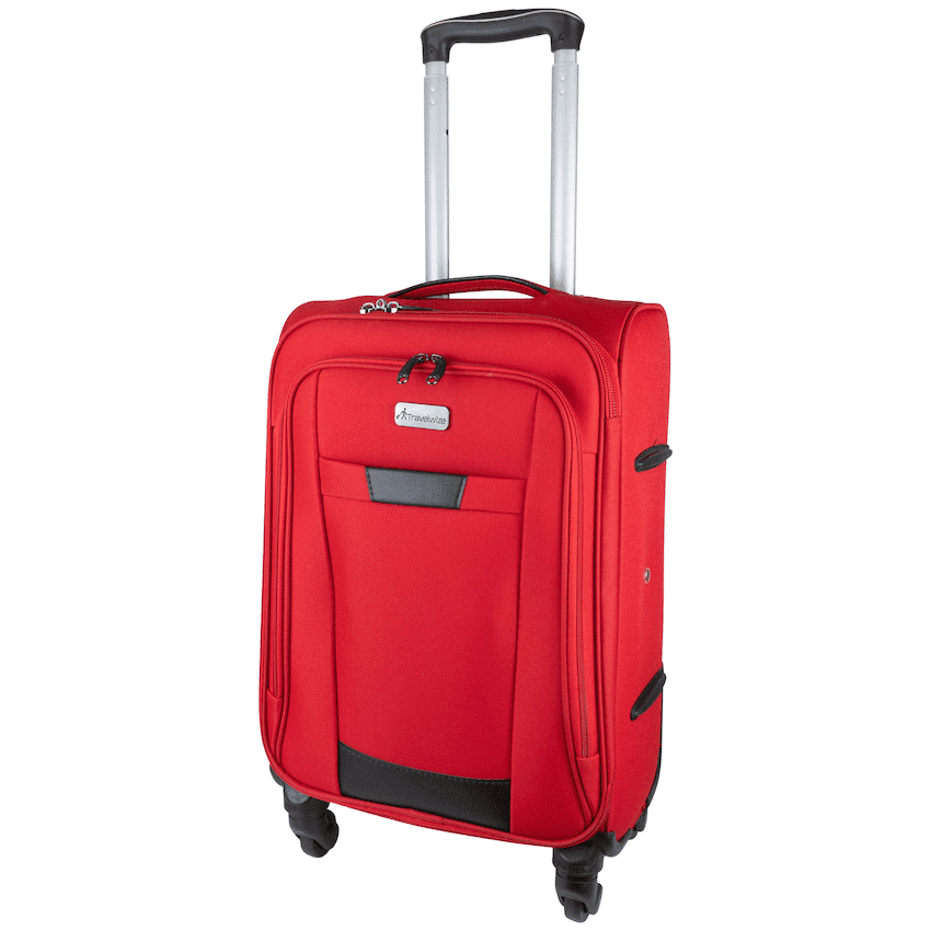 Travelwize Arctic 55cm 4-Wheel Spinner Trolley Case - Red
