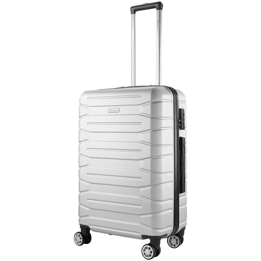 Travelwize Cabana ABS 4-Wheel Spinner 65cm Luggage - Platinum